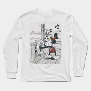 Steamboat Willie Long Sleeve T-Shirt